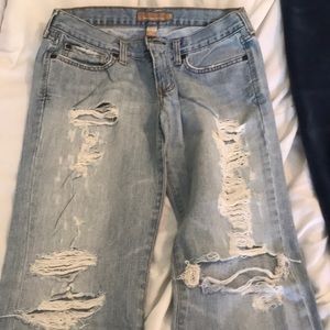 Abercrombie light washed denim